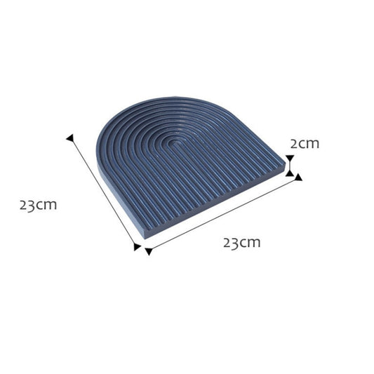 Water Ripple Cutting Board Afternoon Tea Snack Plate Photo Props Medium (Green Lotus Color) by bashfashion