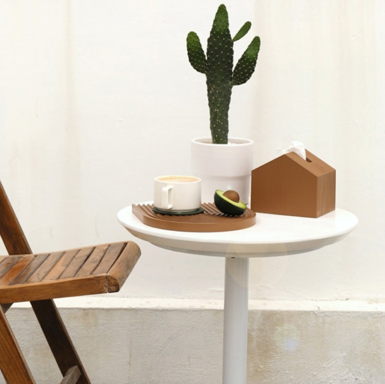 Water Ripple Cutting Board Afternoon Tea Snack Plate Photo Props Large (Dirty Pink) by bashfashion