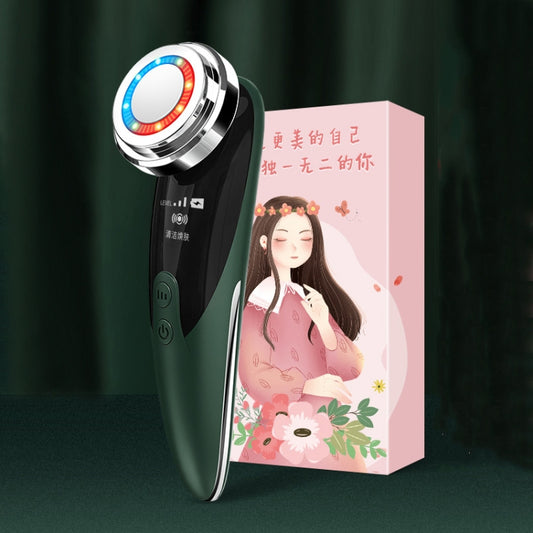 Ultrasonic Importer Facial Massage Facial Washing Cleanser Clean Facial Export Importer(Green) by bashfashion