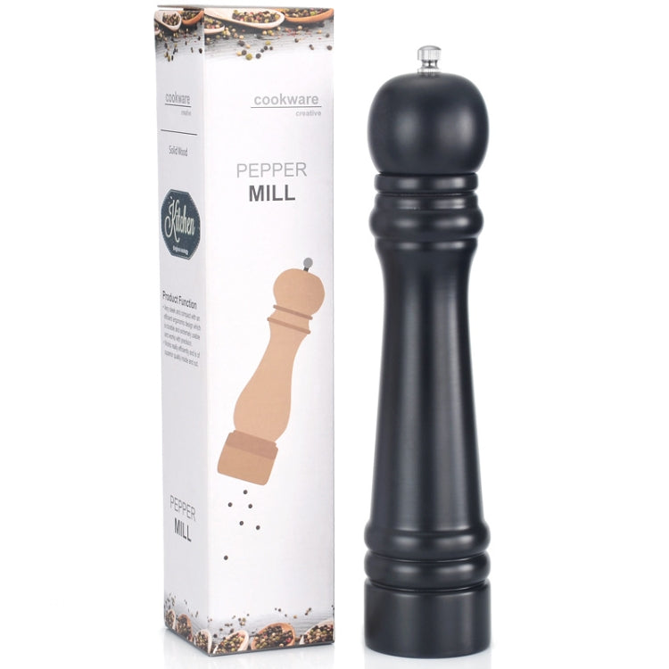 Manual Pepper Grinder Solid Wood PU Paint Pepper Mill Ceramic Core Coarse Salt Pepper Grinder Seasoning Bottle by bashfashion