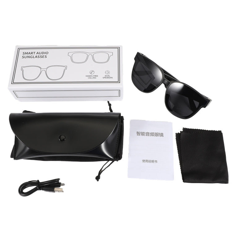 A13 Smart Audio Sunglasses Bluetooth Earphone(Dark Gray) by bashfashion