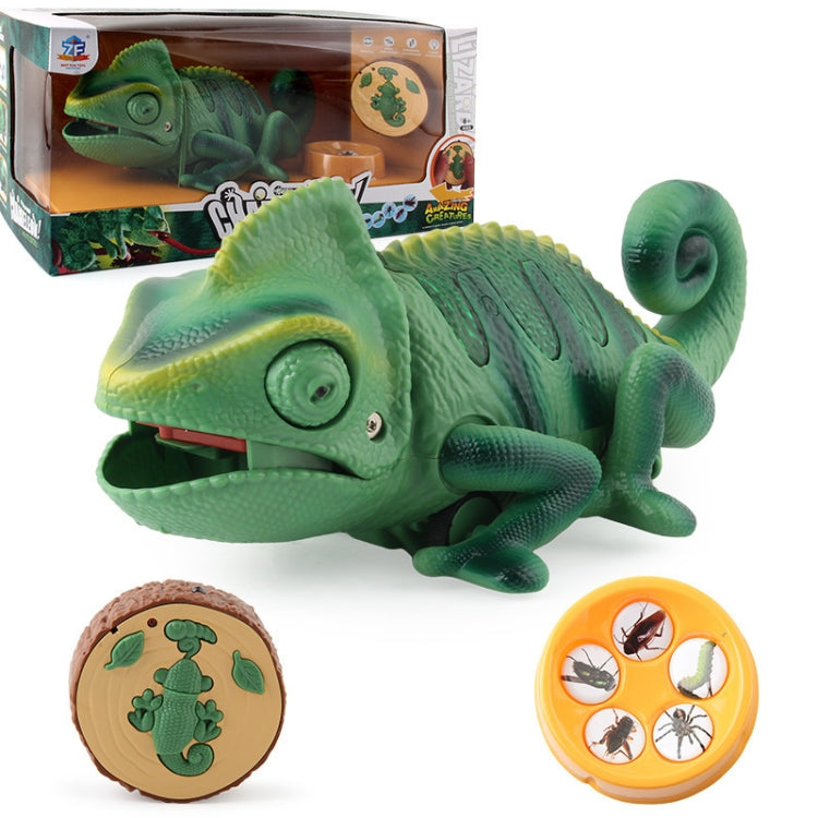 8888 Children Electric Infrared Remote Control Crawling Chameleon Colorful Breathing Light Tricky Toy by bashfashion