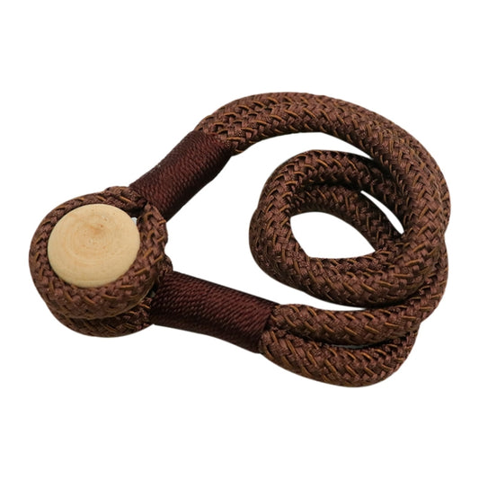 Log Magnetic Buckle Strap Magnetic Curtain Buckle(Deep Coffee) by bashfashion