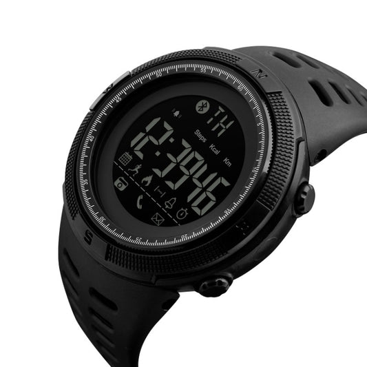 SKMEI 1250 Men Outdoor Waterproof Sports Digital Watch Multi-Function Watch(Black) by SKMEI