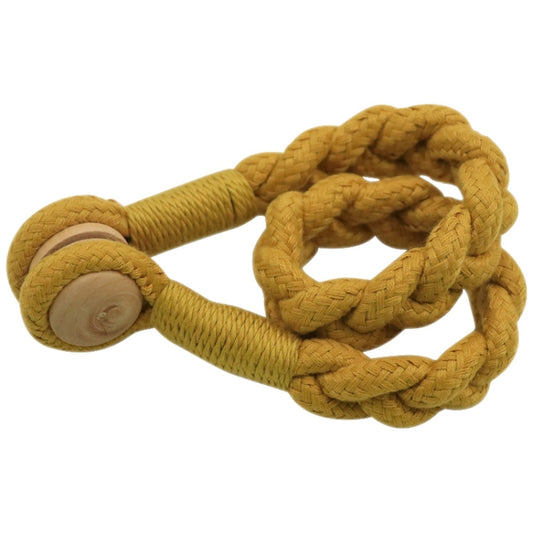 1 Pair Magnetic Buckle Twist Tie For Curtains(Golden King) by bashfashion