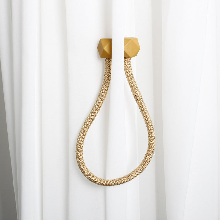 CK-17 4 PCS Magic Cube Simple Curtain Magnetic Buckle Free Installation Curtain Strap(Silver Grey) by bashfashion