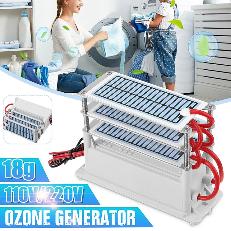 AC 110V AZ-18G-C 18G Integrated Ozone Generator Long-Life Coating Moisture-Proof Ceramic 3-Sheets Air Purifier Sterilizing Active Oxygen Purifier by bashfashion