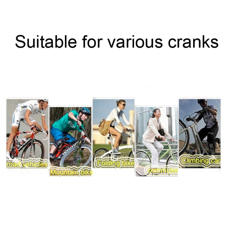 Bicycle Pedal Mountain Bike Aluminum Alloy Palin Pedal Non-Slip Bearing Pedal(901 Yellow) by bashfashion