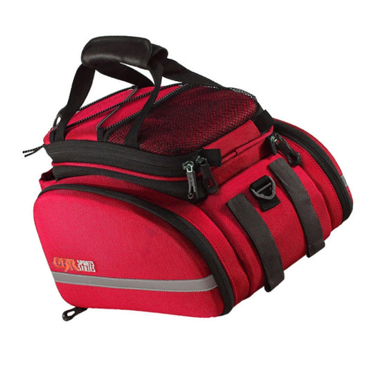 CBR Bike Hard Shell Shelf Bag Travel Bag Bicycle Hard Shell Shoulder Bag(Red) by CBR