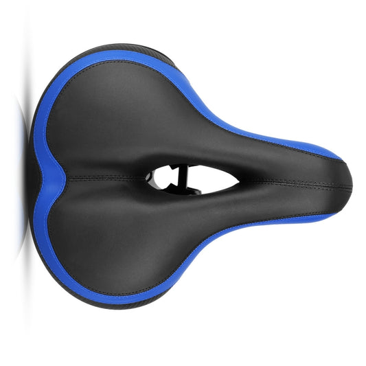Reflective Seat Bicycle Seat Bicycle Saddle Seat(Black Blue) by bashfashion