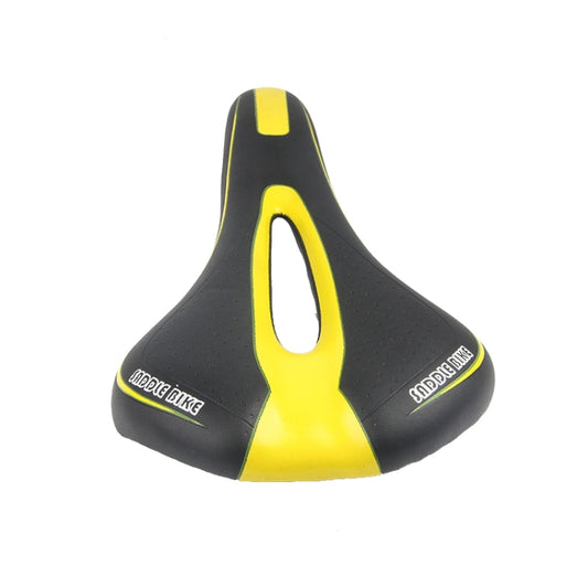 Mountain Bike Saddle Road Bike Folding Car Seat Cushion Cycling Equipment, Colour: Black Yellow(No Standard) by bashfashion