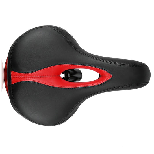 Bicycle Cushion With Lamp Bicycle Saddle Mountain Bike Saddle(Red) by bashfashion