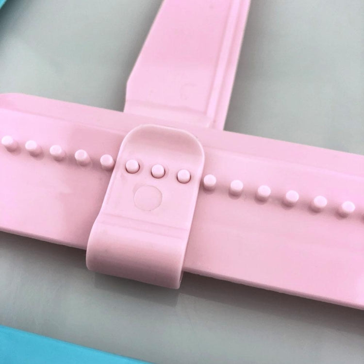 Adjustable DIY Cake Scraper Smoother Fondant Spatulas Cake Edge Smoother Cream(Pink) by SK SHINING CROWN