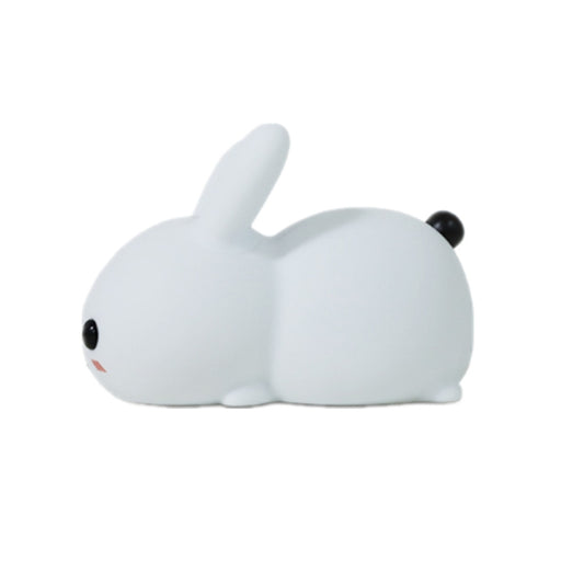 Silicone Rabbit LED Night Light USB Charging Dual-Tone Light Pat Light by bashfashion