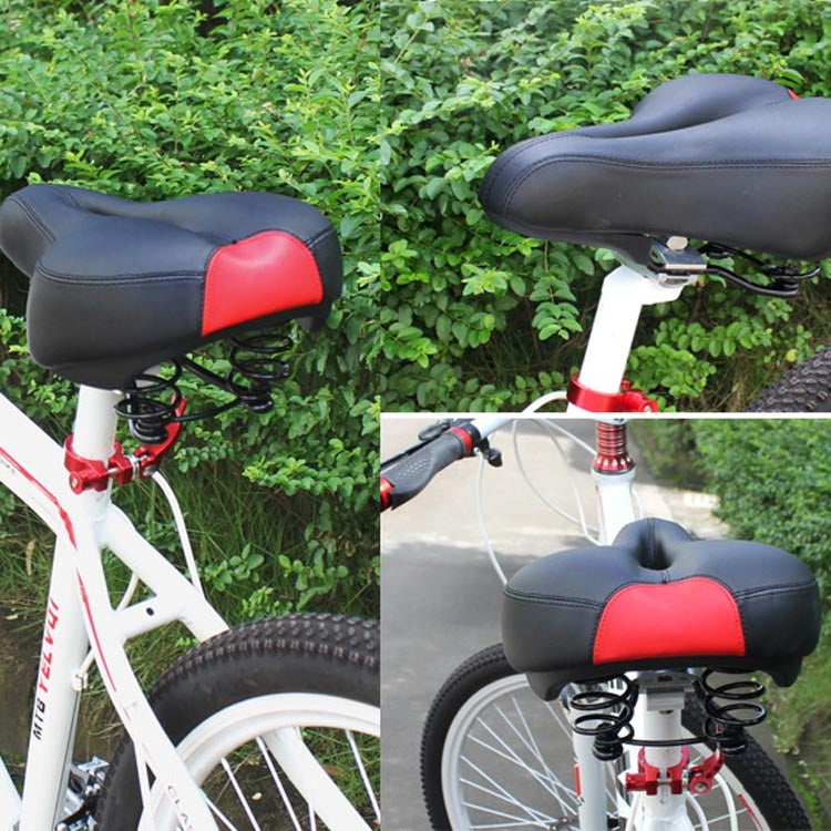 Bicycle Seat Saddle Bicycle Seat Car Seat(Red) by bashfashion