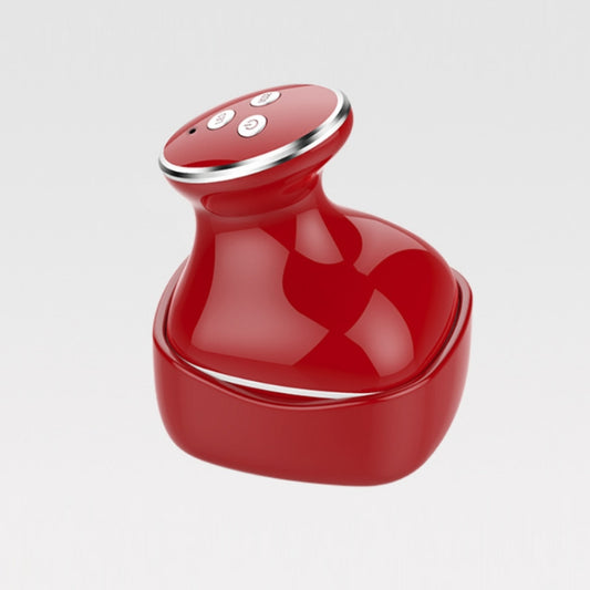 Head Scalp Massager Electric Beauty Instrument Multifunctional Kneading Vibration Physiotherapy Instrument(Red) by bashfashion