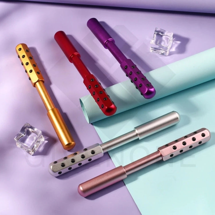 30 Germanium Massage Beauty Stick Roller V-shaped Beauty Instrument Facial Massager Random Colour Delivery by bashfashion