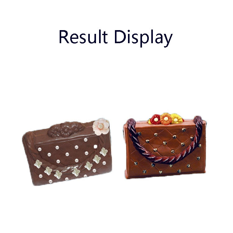 3D Women Leather Bag Chocolate Mold Chocolate Bag Mold by bashfashion