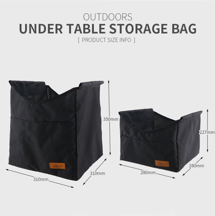 CLS Outdoor Folding Picnic Table Storage Hanging Bag Portable Invisible Pocket Storage Hanging Pocket,Style: Table Small + Small Pocket by bashfashion