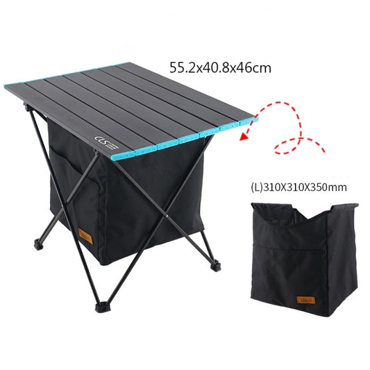 CLS Outdoor Folding Picnic Table Storage Hanging Bag Portable Invisible Pocket Storage Hanging Pocket,Style: Table Medium + Large Pocket by bashfashion