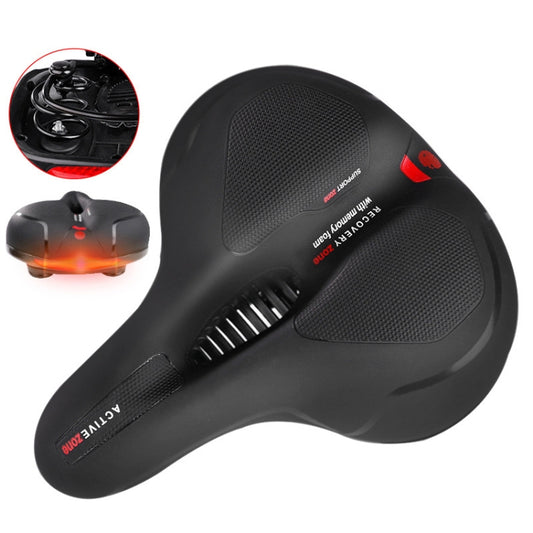 Wheel Up Mountain Bike Saddles Road Bikes Bicycles Comfortable Saddle Cushions Accessories And Bicycle Cushions, Colour: Spring Red Black by bashfashion