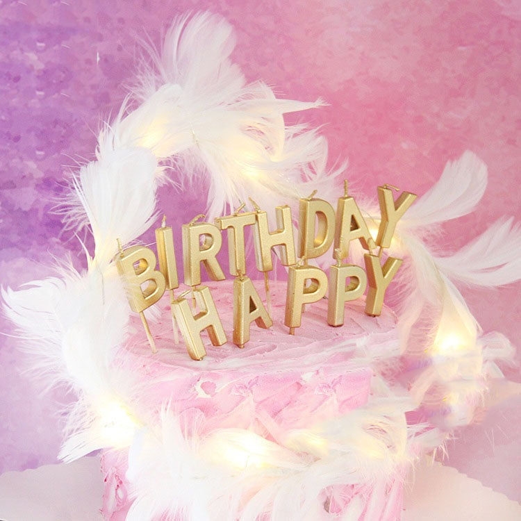 Variety Of Feather Cake Dessert Decoration White by bashfashion