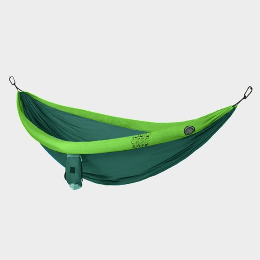 Outdoor Double Inflatable Hammock Anti-Rollover Camping Swing, Size: 270x140cm(Dark Green) by SanZhiXiaoLv