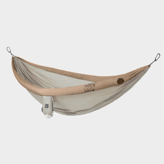 Outdoor Double Inflatable Hammock Anti-Rollover Camping Swing, Size: 270x140cm(Khaki) by SanZhiXiaoLv