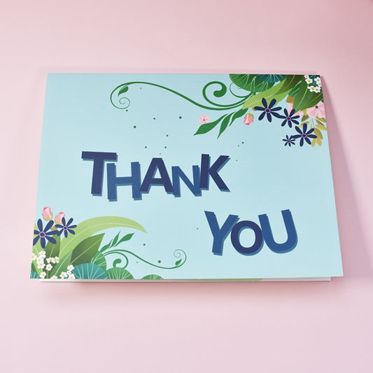 Three-Dimensional Thank You Card Teacher Day Thanksgiving Day Greeting Card by bashfashion