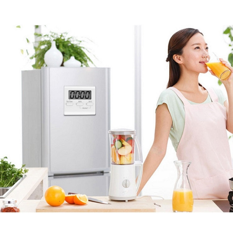 Kitchen Baking Timer Student Learning Reminder Timer(White) by bashfashion