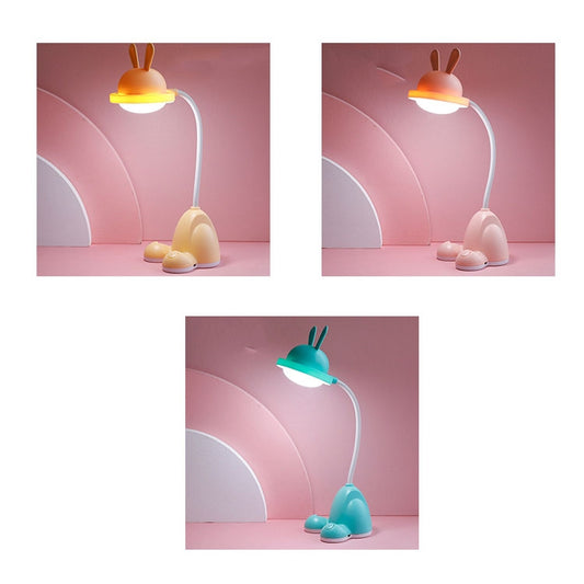 2 PCS Bedroom Bedside Dormitory Desk Study Eye Protection Desk Lamp(FY7710 Green) by bashfashion