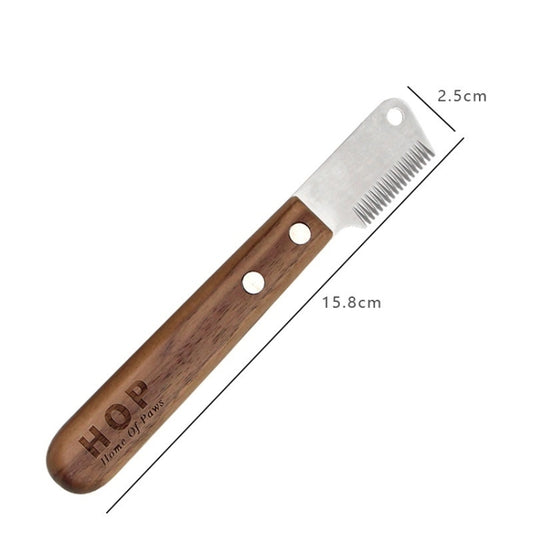 HOP Terrier Dog Plucking Knife Pet Grooming & Shaving Tool( CS21 Left Hand) by bashfashion