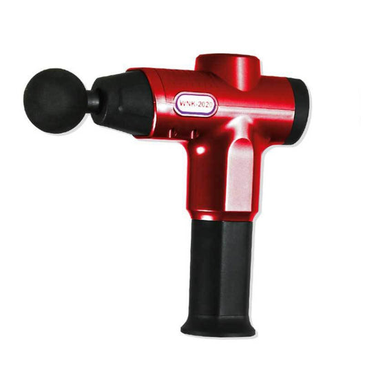 Hishell WK-2020 Electric Massage Gun Muscle Relaxation Charging Massager Portable Fitness Equipment Fascia Gun(Red) by bashfashion