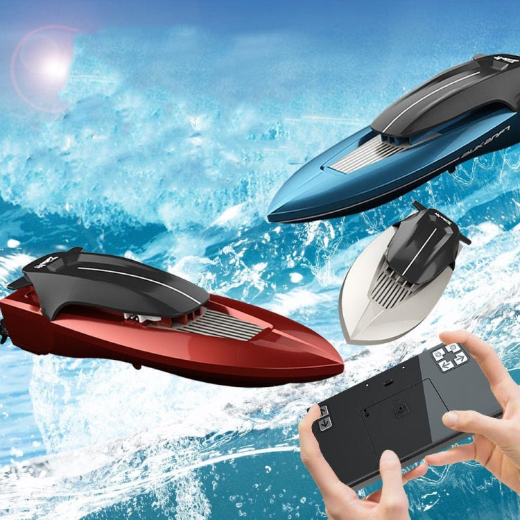 Children Mini Wireless Electric Speedboat Model Boat Simulation Remote Control Toy Boat(Blue) by bashfashion