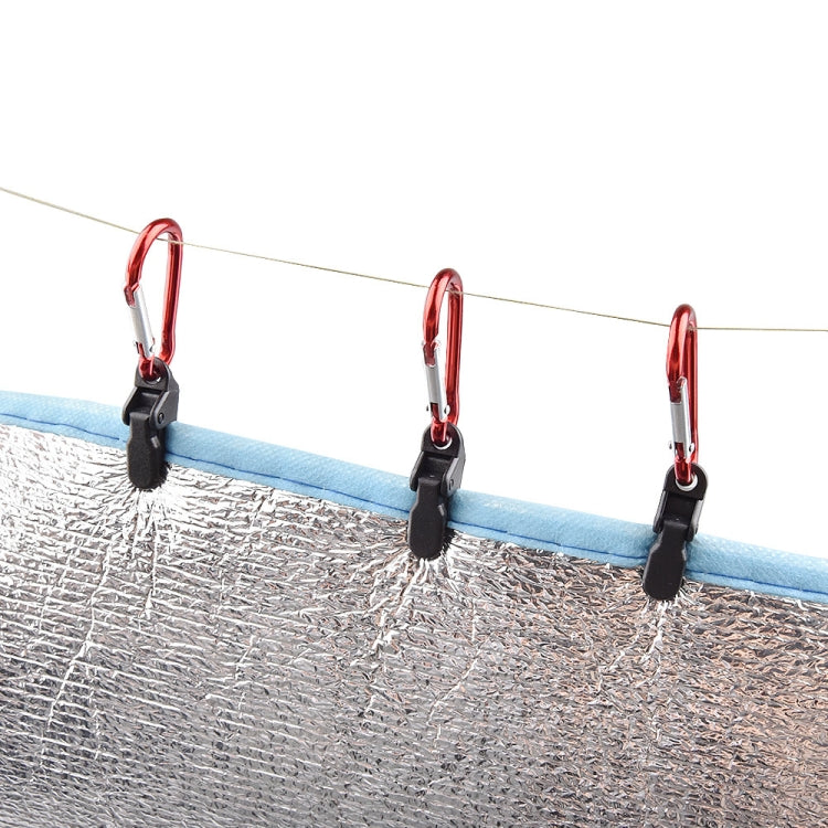 20 PCS Camping Tent Windproof Fixing Clip Outdoor Barbecue Canopy Tarp Fixed Pull Point Clip by bashfashion