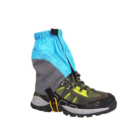 Outdoor Dust-Proof and Dirt-Proof Foot Cover Lightweight Silicone-Coated Nylon Waterproof Snow Cover(Sky Blue) by bashfashion