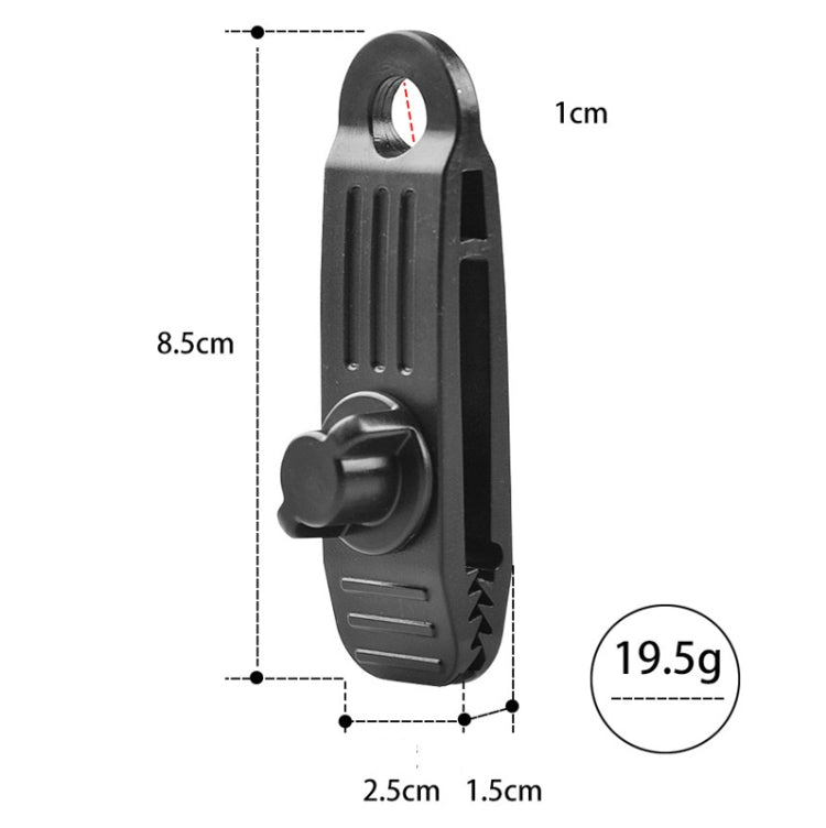 10pcs /Set Outdoor Camping Canopy Windproof Clip Tent Additional Pull Point Plastic Clip Rainproof Tarp Fixing Clip, Color: B Clip + Bouncy Ball by bashfashion