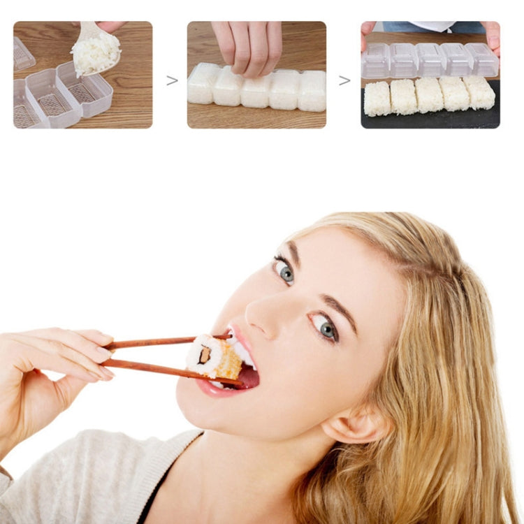 4 Sets Children Bento DIY Rice Ball Sushi Mold Set, Specification: Big Small Triangle by bashfashion