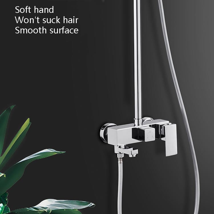 Shower Hose Water Heater Rain Shower Bathroom Stainless Steel Shower PVC Nozzle Hose, Specification: 1.5m Golden by bashfashion