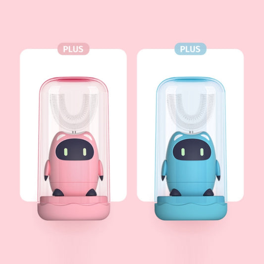 Lanbeibei Children U-Shaped Automatic Electric Toothbrush 6-12 Years Old Plus Version (Blue) by bashfashion