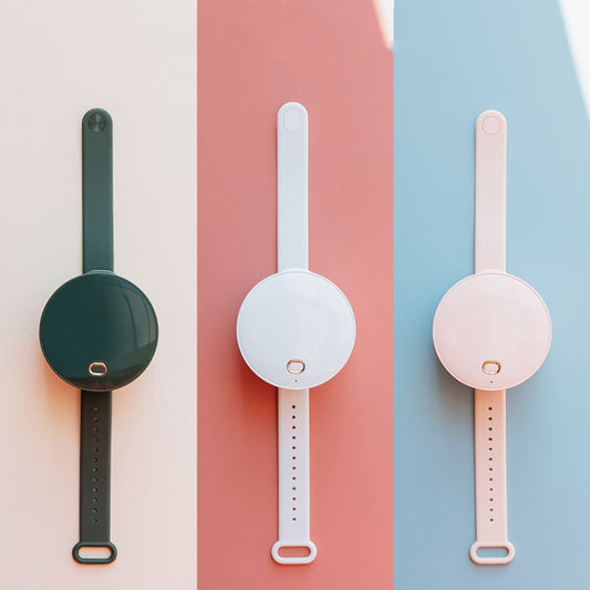 G3 Portable Outdoor Kids USB Mini Mirror Leafless Watch Fan(Pink) by bashfashion