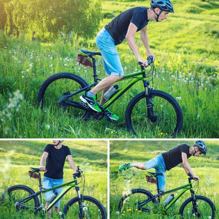 WEST BIKING Bicycle Waterproof Tail Bag Mountain Bike Riding Equipment Saddle Bag Large (Black Gray) by WEST BIKING