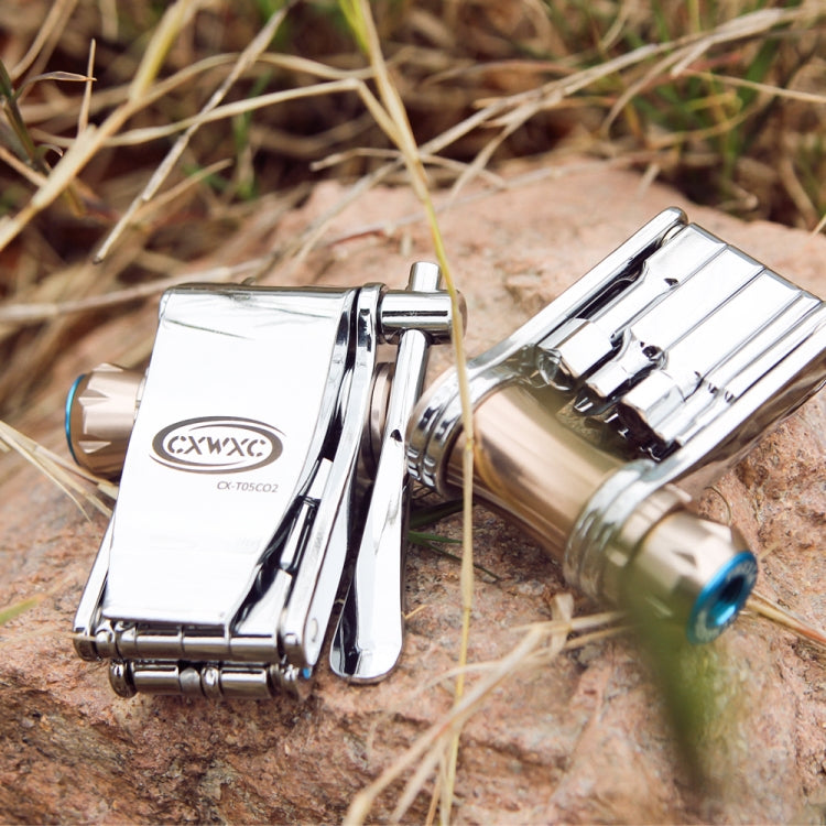 CXWXC 16 In 1 Bicycle Repair Combination Tool Multifunctional Mountain Bike Repair Tool by bashfashion