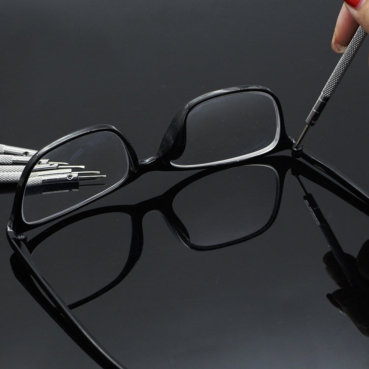 Watch Repair Tools Glasses Computer Screwdrivers, Style: White Bits by bashfashion