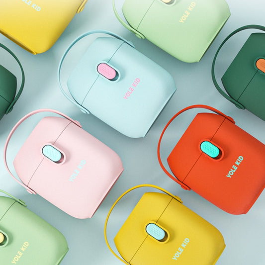 2 PCS YOLE KID Baby Milk Powder Box Large-Capacity Portable Out-Packing Gimi Powder Box Baby Food Supplement Storage Sealed Tank(Rouge Powder) by bashfashion