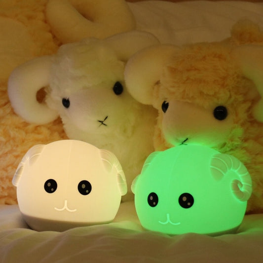 ZD-26 Silicone Children With Sleep Pat Night Light, Colour: Colorful by bashfashion