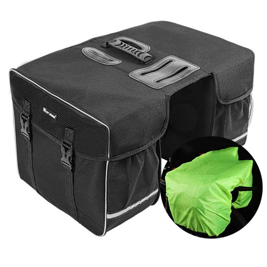 WEST BIKING YP0707238 Bicycle Riding Shelf Bag Rainproof Mountain Bike Camel Bag Riding Equipment(Black) by WEST BIKING