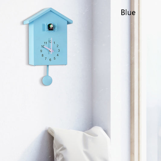 T60 Cuckoo Clock The Bird Reports On The Hour Clock, Colour: Blue by bashfashion