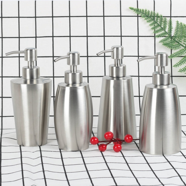 SH101 304 Stainless Steel Dish Washing Liquid Bottle Hand Sanitizer Bottle Manual Soap Dispenser by bashfashion