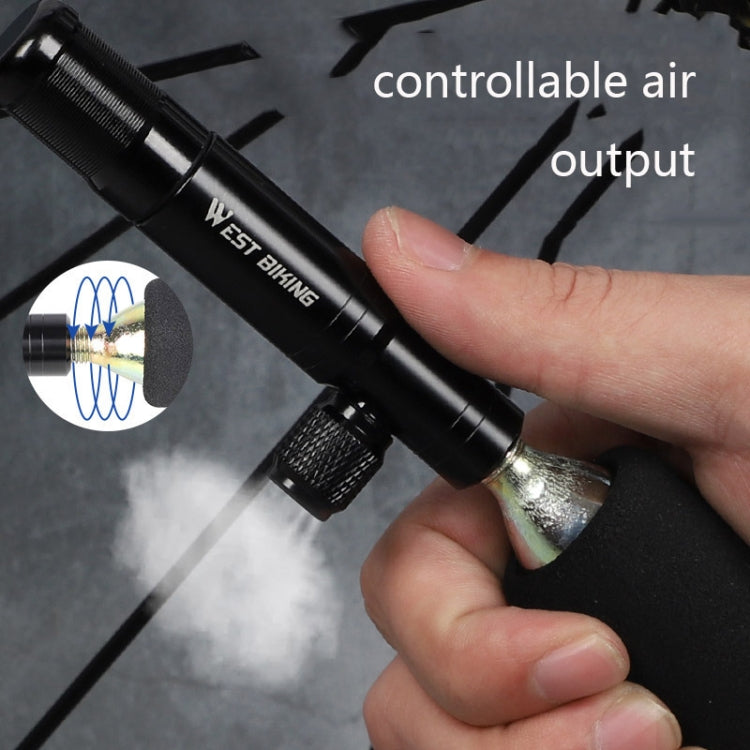 WEST BIKING YP0711083 Multifunctional Bicycle Tire Repair Tool Portable Inflator Emergency Riding Equipment, Colour: Black Without Gas Cylinder by WEST BIKING